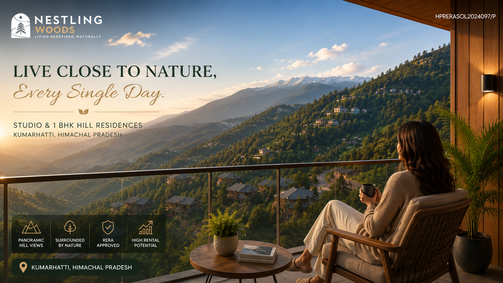 Nestling Wood Kumarhatti luxury flats for sale in Himachal Pradesh